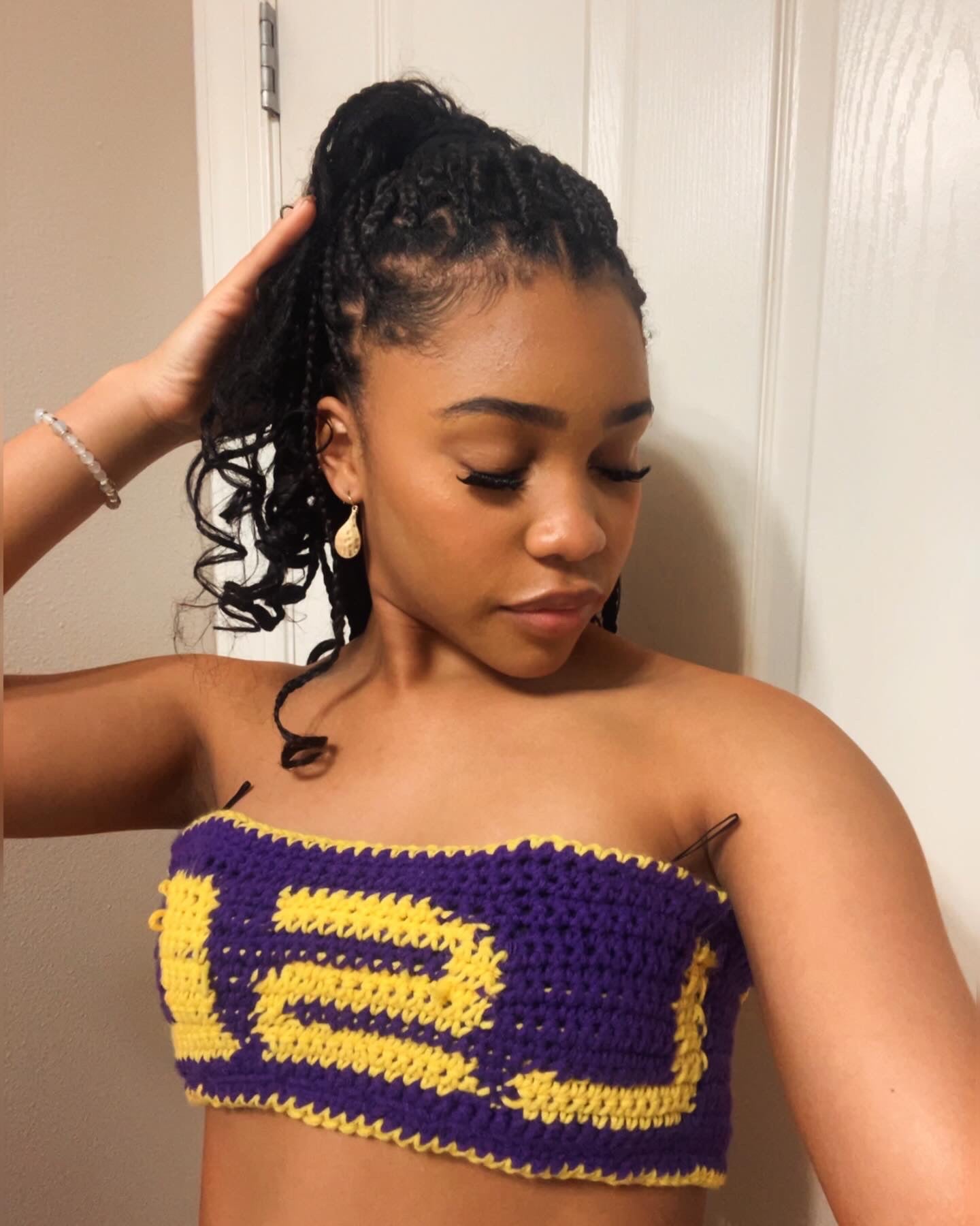 LSU Halter Top